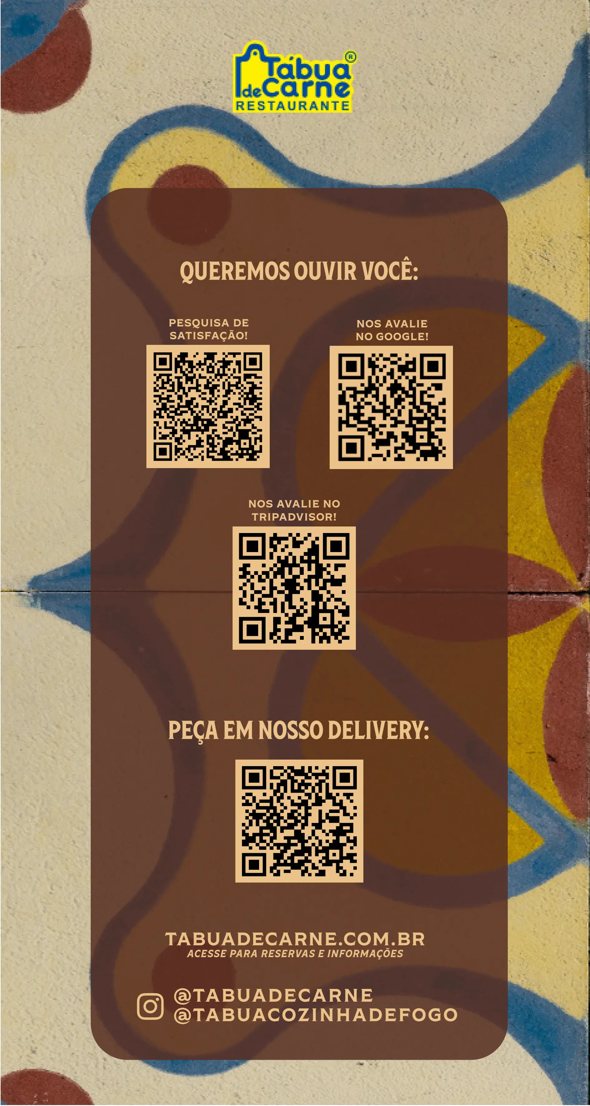 Cardápio Via Costeira